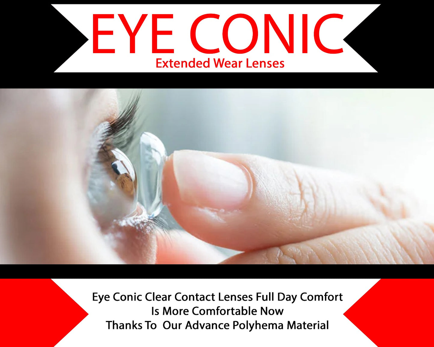EYCONIC TRANAPRENT LENSE